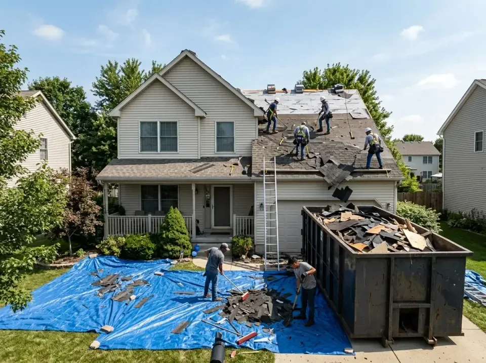 roof-replacement-debris-remova-004 — frequently asked questions, Cheapest Dumpster Rentals in Clemson, SC